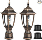 Outdoor Post Lighting Fixture, Weatherproof Post Light