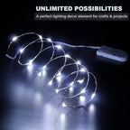 Christmas Twinkle Lights, 3ft Waterproof for Patio