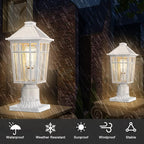 2-Pack Bright Solar Post Cap Lights for Deck, LED