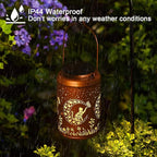 Classic Cat Solar Lanterns for Outdoor, Waterproof LED