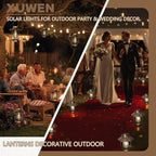 Backyard Solar Lanterns, Waterproof LED Outdoor Lights