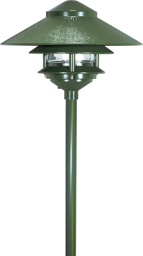 Nuvo Lighting 90/1278 12-Inch By 1/2-Inch Steel Durable Outdoor Landscape Pathway Lighting Mounting Post, Green,