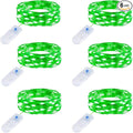 7ft Green Outdoor Edison String Lights, Weatherproof