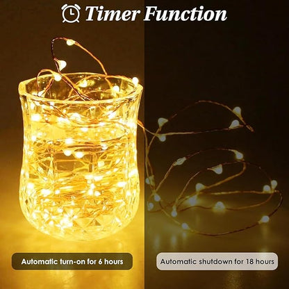 6-Pack Christmas String Lights, 120ft 360 LED Waterproof Twinkle Lights
