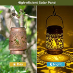 Solar Dog Lanterns, Backyard Hanging LED Decor