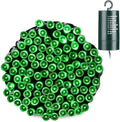 Green Christmas Lights, 66ft LED Timer