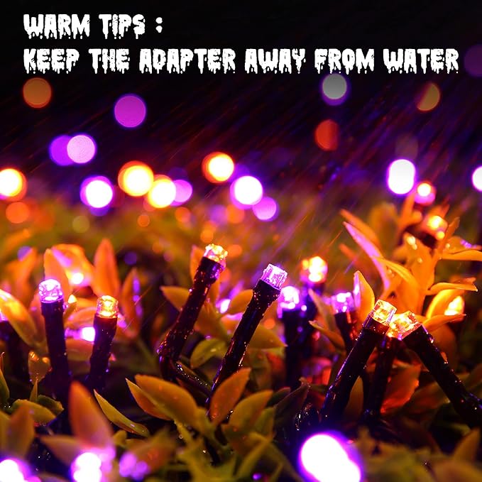 72ft Christmas LED String Lights, Waterproof Timer Lights