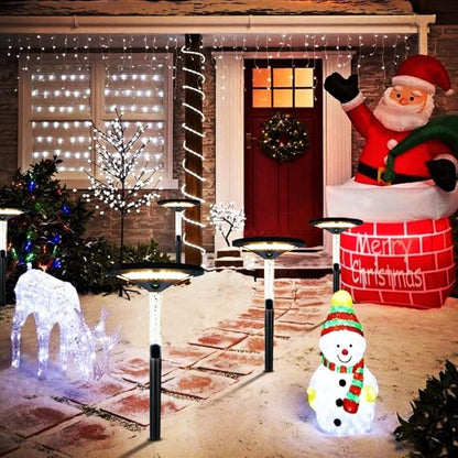 S NMT LED Garden Solar Pathway Lights，Outdoor Motion Sensor Landscape Lights for Garden Lighting, IP65 Waterproof Solar Spotlight for Yard