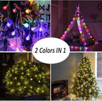 40 LED Christmas Twinkle Lights, 20ft Waterproof for Backyard