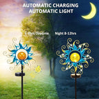 Blue Solar Pathway Lights, Garden LED