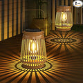 Solar Backyard Lanterns 2-Pack, Porch Hanging LED Decor