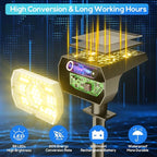 4-Pack Solar Spotlights, 56 LED Wall Lights