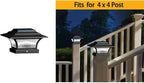 Solar Post Cap Lights for Patio, LED