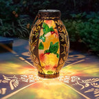 Solar Hummingbird Lanterns, Yard Hanging LED Decor