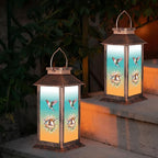 Solar Hummingbird Lanterns, Patio Hanging LED Decor