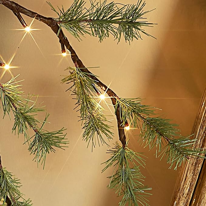 Christmas String Lights, 6ft Waterproof Twinkle Lights