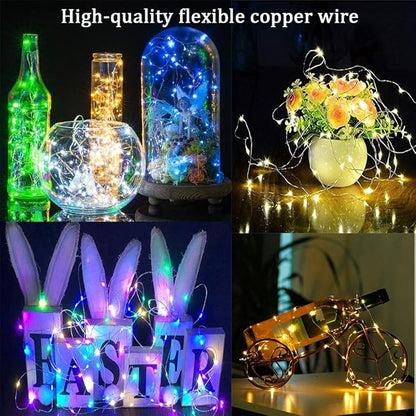 Christmas String Lights, 33ft Waterproof Twinkle Lights