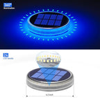 Solar Fence Lights 4-Pack, Waterproof LED