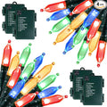 4-Pack Christmas String Lights, 20 LED Waterproof Twinkle Lights