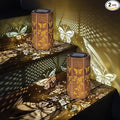 Solar Butterfly Lanterns 2-Pack, Porch Hanging LED Decor