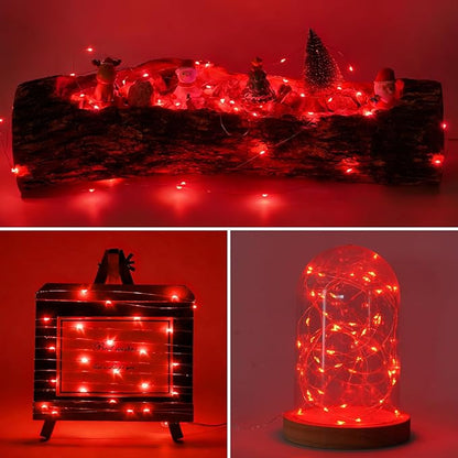Christmas Fairy Lights 6-Pack, 16ft 50 LED Battery Twinkle Lights