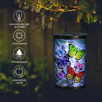 Butterfly Solar Hanging Lanterns, Decorative Outdoor Decor
