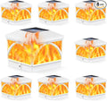 8-Pack Solar Post Cap Lights, White Waterproof