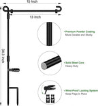 Solar Flagpole Lamp, Auto On/Off