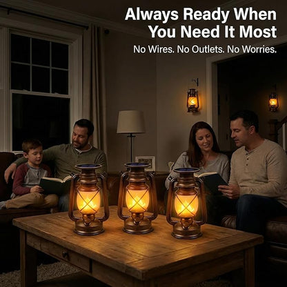 Solar Lantern Outdoor Hanging Solar Lights Dancing Flame Led Waterproof Camping Lamps, Landscape Decor for Table Patio Garden Yard Pathway Porch 2 Pack