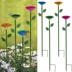 4-Pack Bee Watering Station, Metal Garden Bee Bath