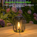 Backyard Solar Hanging Lanterns 2-Pack, Classic Backyard Decor