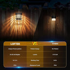 8-Pack Solar Deck Lights, Warm White Waterproof LED