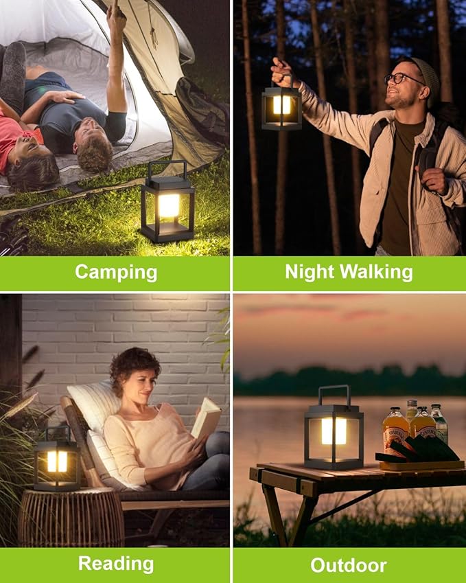 Backyard Solar Lanterns, Waterproof LED Backyard Lights