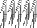 35" Garden Shepherd Hooks, Iron Plant Hangers