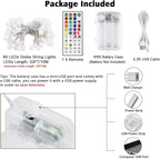 33ft Warm White Outdoor Edison String Lights, Weatherproof