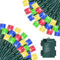 Christmas Backyard String Lights, 33ft 100 LED Waterproof