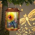 Charming Dragonfly Solar Lanterns for Patio, Waterproof LED