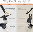 Outdoor String Lights, Waterproof LED