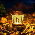 Decorative Hanging Solar Lanterns for Patio, Waterproof LED