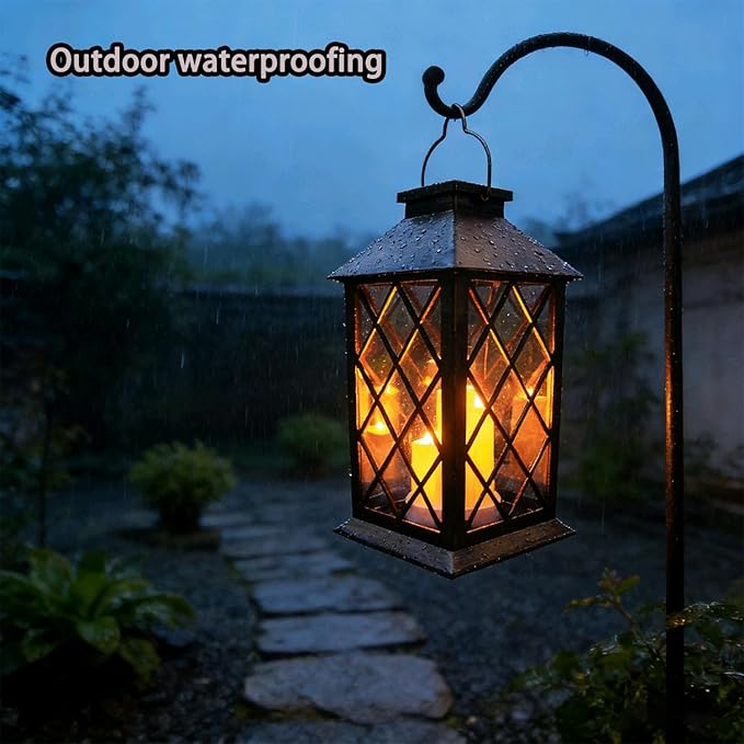 Backyard Solar Hanging Lanterns, Classic Backyard Decor
