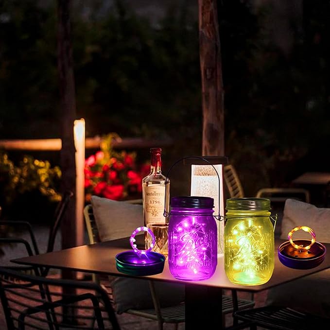 12-Pack Yard String Lights, Weatherproof LED