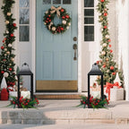 Solar Garden Lanterns, Porch Hanging LED Decor