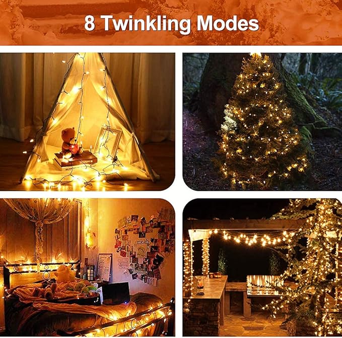 Christmas Fairy Lights, 50 LED Battery Twinkle Lights