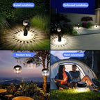 Solar Yard Spotlights 2-Pack, LED