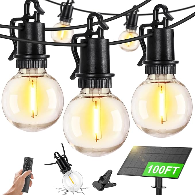 32 LED Christmas Fairy Lights, Remote & Timer Waterproof