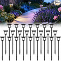 Solar Walkway Path Lights 24-Pack, IP65 Waterproof