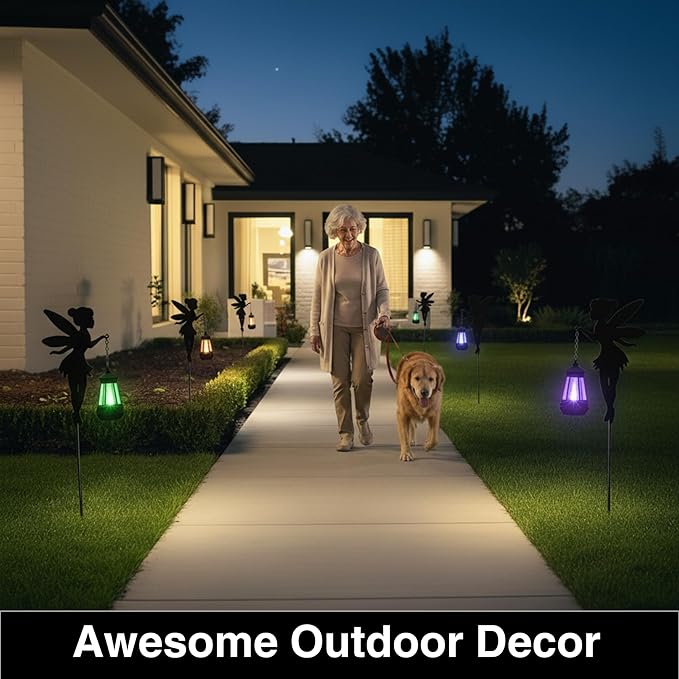 Garden Solar Lawn Figurine Light, Waterproof
