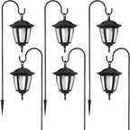Garden Solar Lantern Set 6-Pack, Charming Garden Lighting