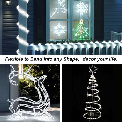 LED Rope Lights, Remote Control Color-Changing