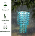 Classic Backyard Solar Lanterns for Porch, Waterproof LED